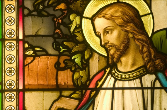 Stained Glass Depicting Jesus Christ March 4, 2004